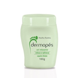 DERMOPÉS – SAL RELAXANTE EFERVESCENTE PARA OS PÉS CAPIM-LIMÃO 160G