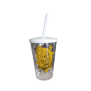 Copo Canudo Profe Você Faz a Diferença