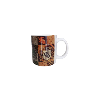 Caneca De Porcelana Casas De Hogwarts