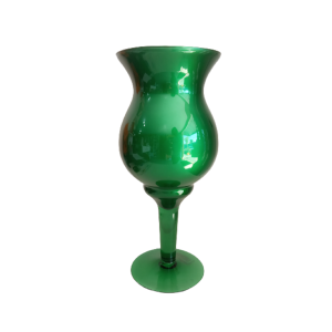 Vaso Taça Verde Grande