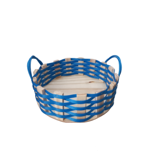 Bandeja Linux Sintética Redonda Azul MD