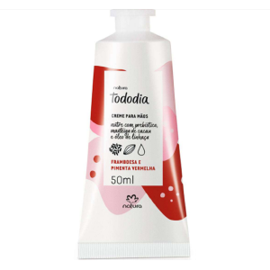 Creme Para As Mãos Tododia Framboesa E Pimenta Vermelha 50 ML