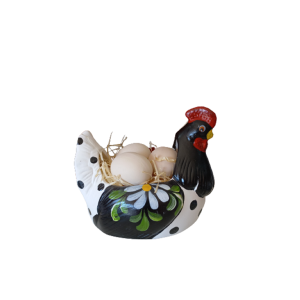 Galinha Caipira Preta Com Ovos