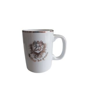 Mini Caneca Bodas De Prata