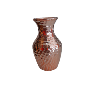 VASO PEQUENO DE CERÂMICA METALIZADO