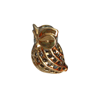 Coruja Dourada Metalizada