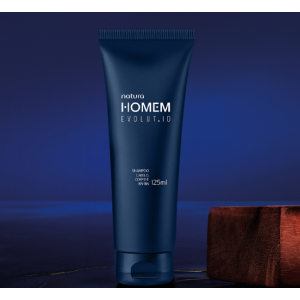 Shampoo Cabelo, Corpo e Barba Natura Homem Evolut.io 125 ml