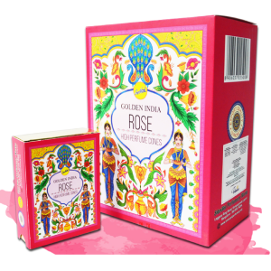 Incenso Cascata Golden India – Rose