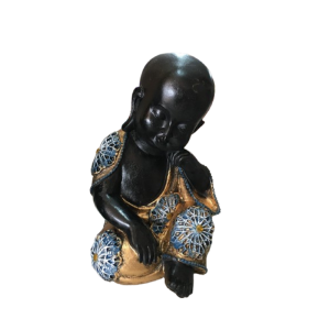 Buda Pensativo de Resina