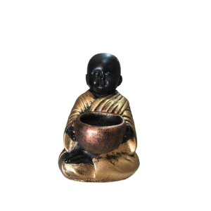 Buda Chines Pequeno Com Castiçal