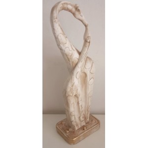 CASAL GIRAFA EM GESSO