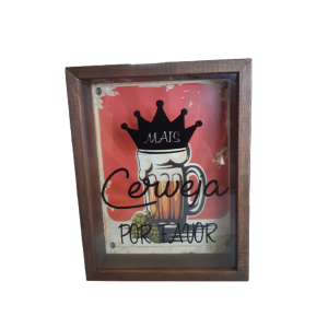 PORTA LACRES MAIS CERVEJA POR FAVOR