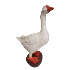 PATO DE GESSO DECORATIVO