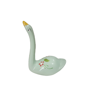 CISNE PORTA ANEL DE PORCELANA