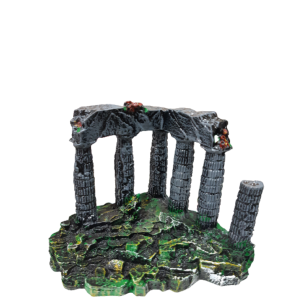 RUÍNAS GREGAS ENF.  DE AQUÁRIO DE RESINA