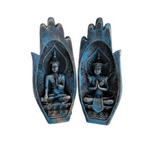 Mão Buda Hindu Azul